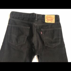 Men’s Levi Strauss 505 Black Jeans 29x30